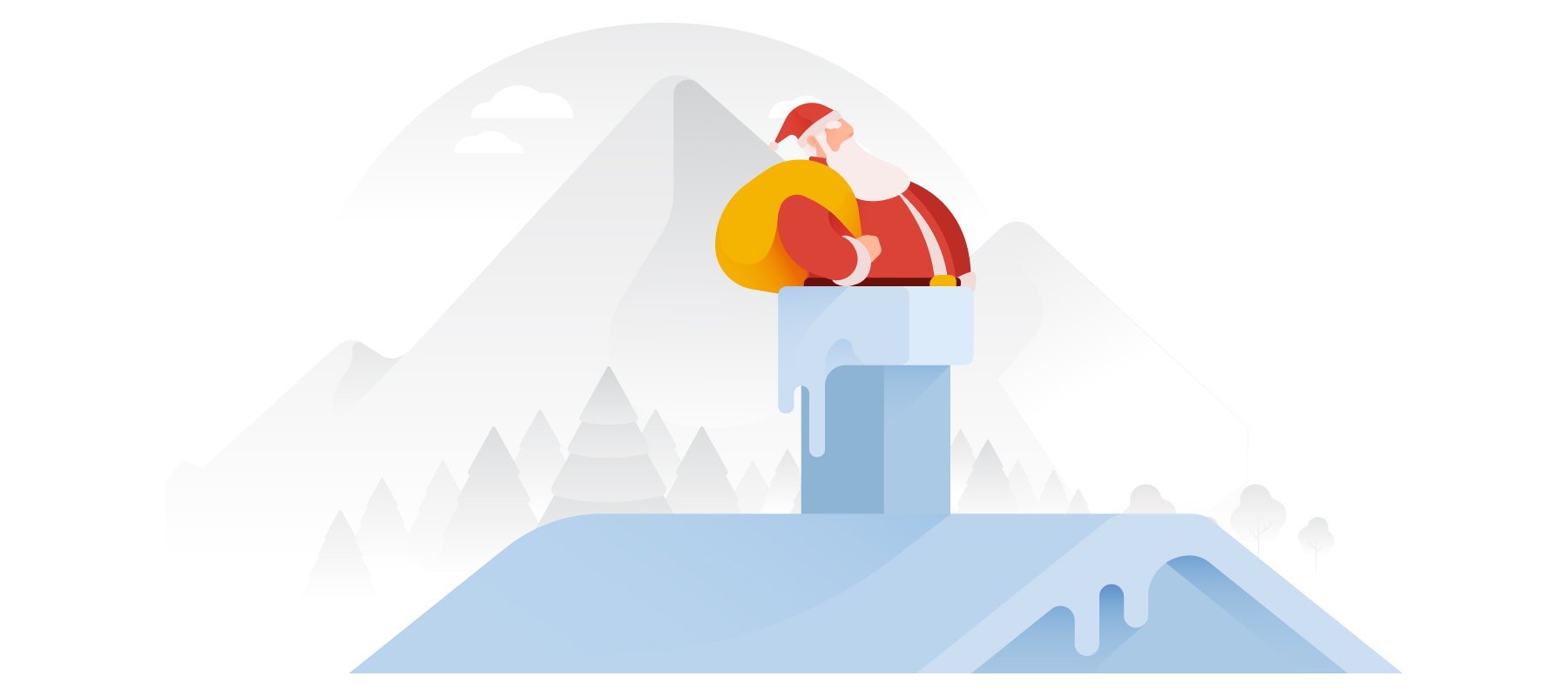 chimney santa
