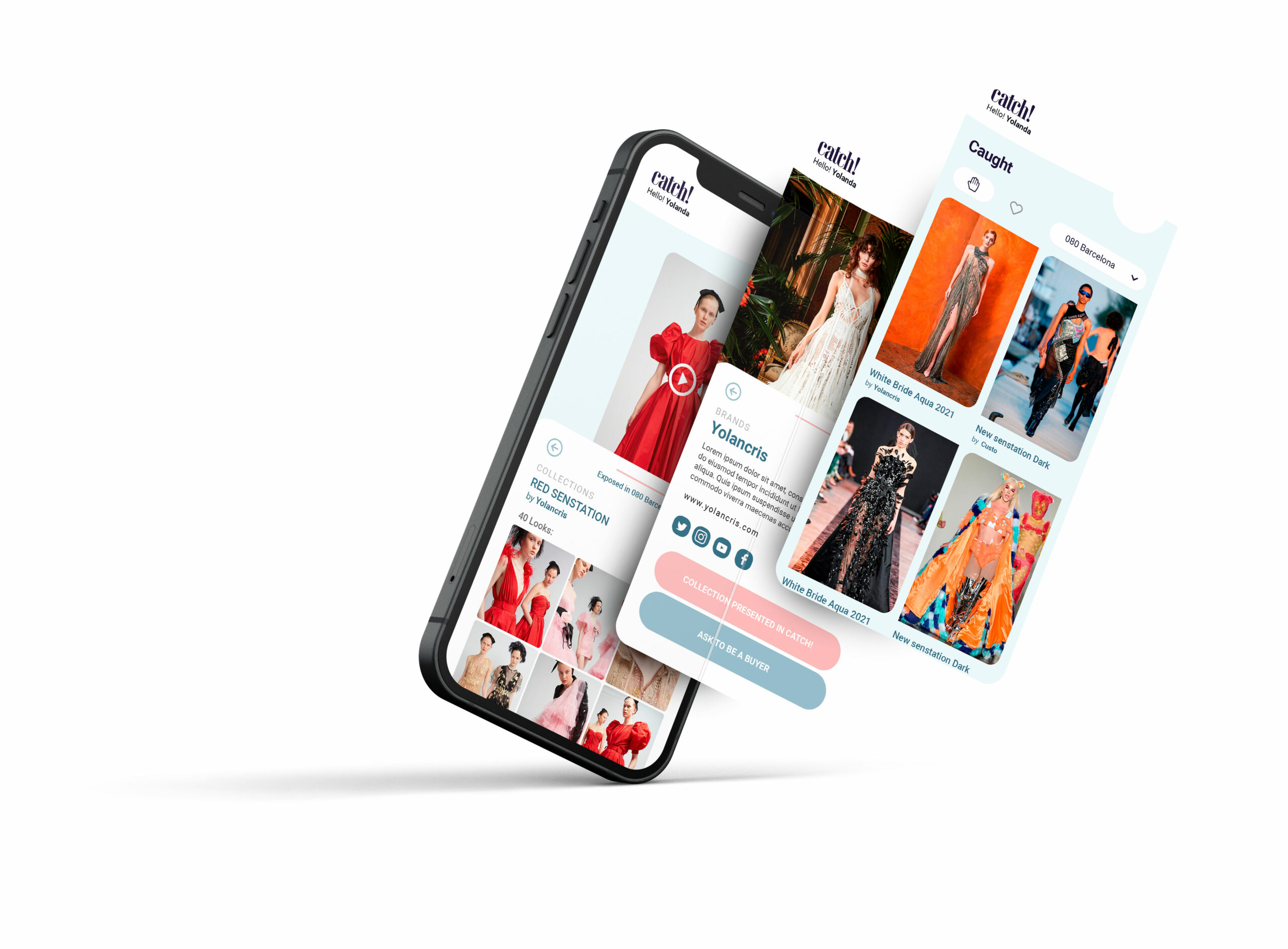 Catch mockups